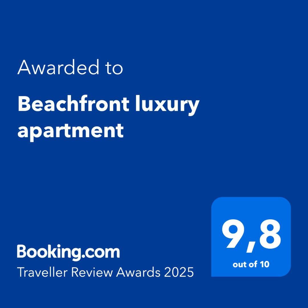 Beachfront Luxury Apartment بودفا المظهر الخارجي الصورة